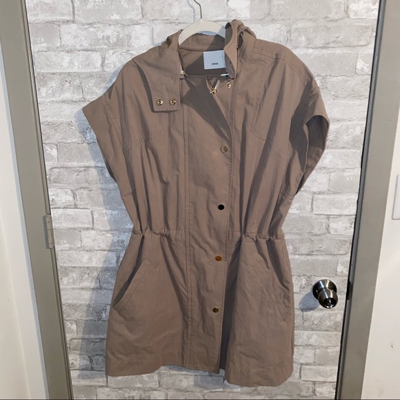 Nwt Vince Short-Sleeve Hooded Anorak Jacket Sz S - Picture 3 of 7